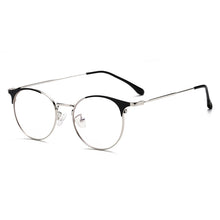 Load image into Gallery viewer, Rosa black/silver stylish unisex blue light blocking eyeglasses
