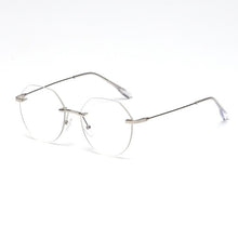 Load image into Gallery viewer, True silver stylish unisex blue light blocking eyeglasses
