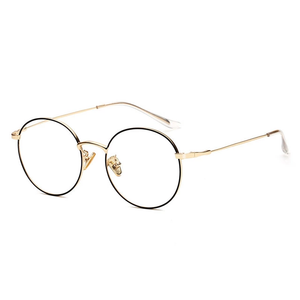 Zora black/gold stylish unisex blue light blocking eyeglasses