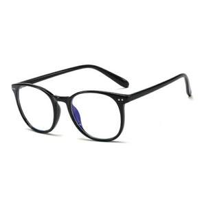 Brooks black stylish unisex blue light blocking eyeglasses