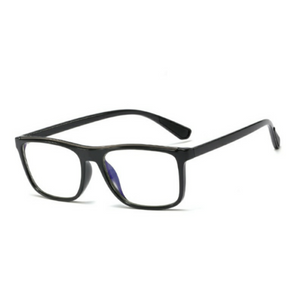 Clark black stylish unisex blue light blocking eyeglasses