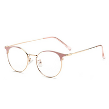 Load image into Gallery viewer, Rosa pink/gold stylish unisex blue light blocking eyeglasses
