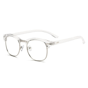 Ruby B clear stylish unisex blue light blocking eyeglasses